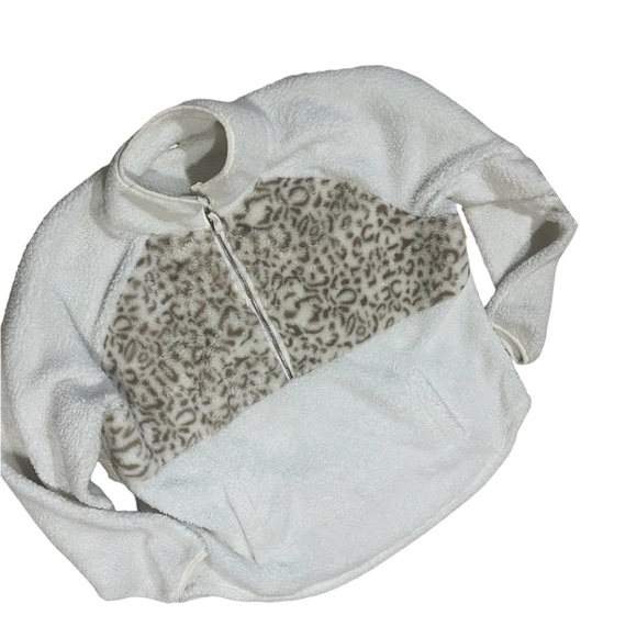 Maurice’s fleece pullover sweater animal print size X-Large - Picture 2 of 7